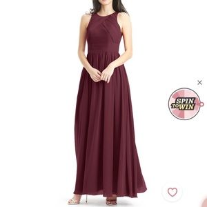 Azazie Harper in Cabernet